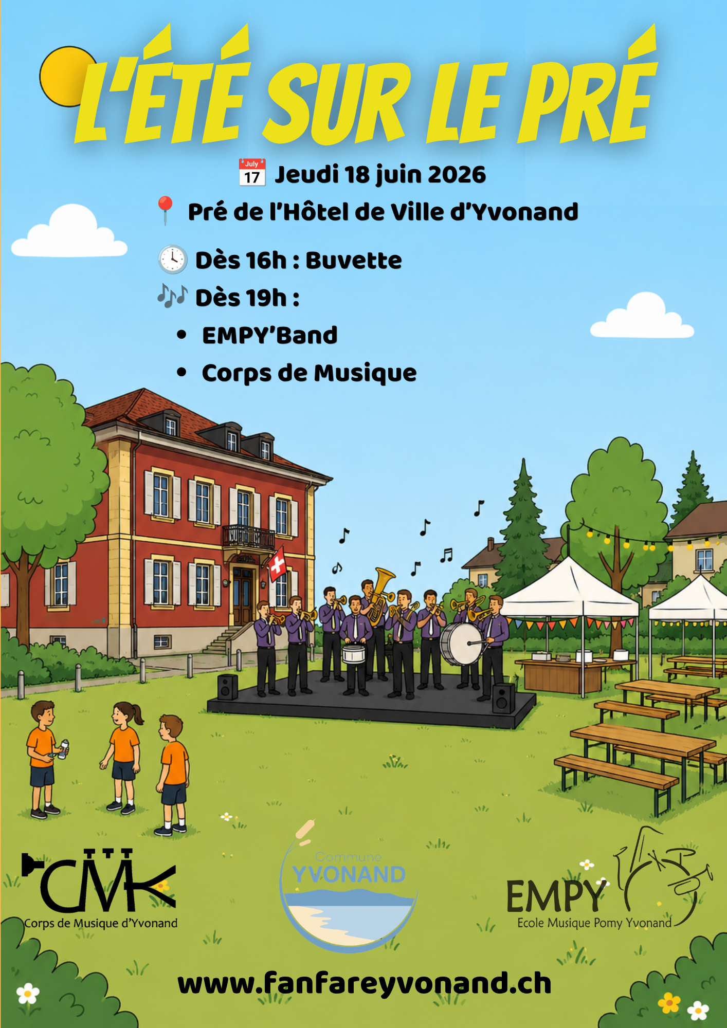 L'été sur le pré