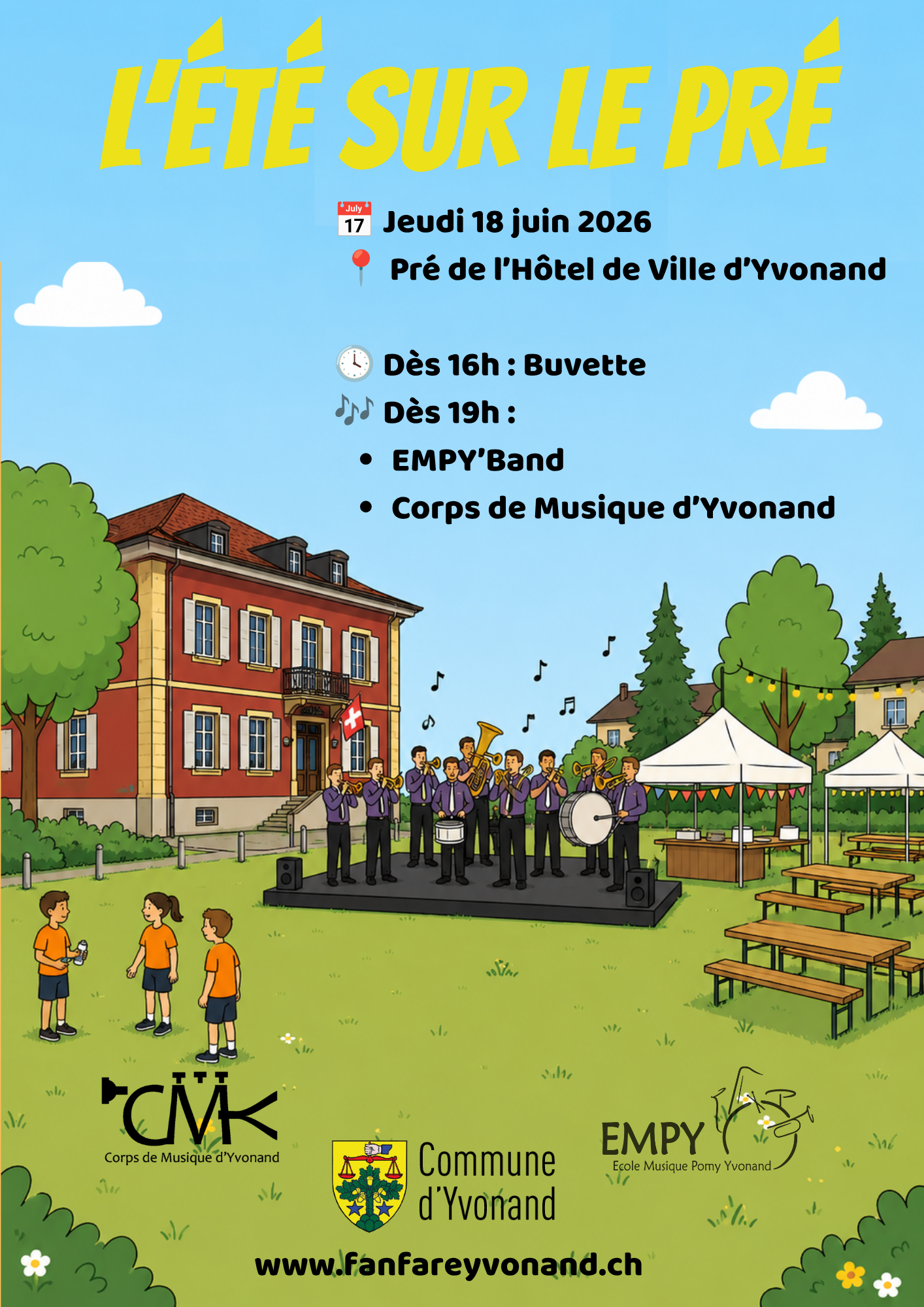 L'été sur le pré